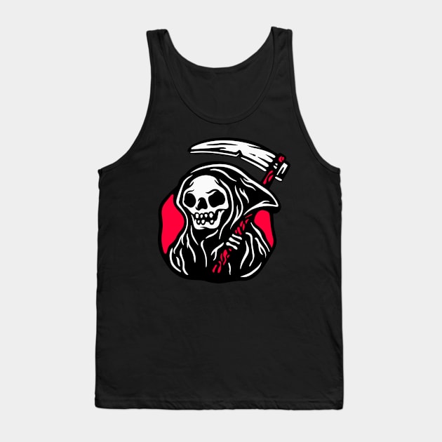 Grim Reaper Tank Top by yellowline